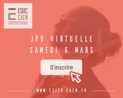 ESITC Caen - S'inscrire aux JPOs virtuelles 6 mars 2021