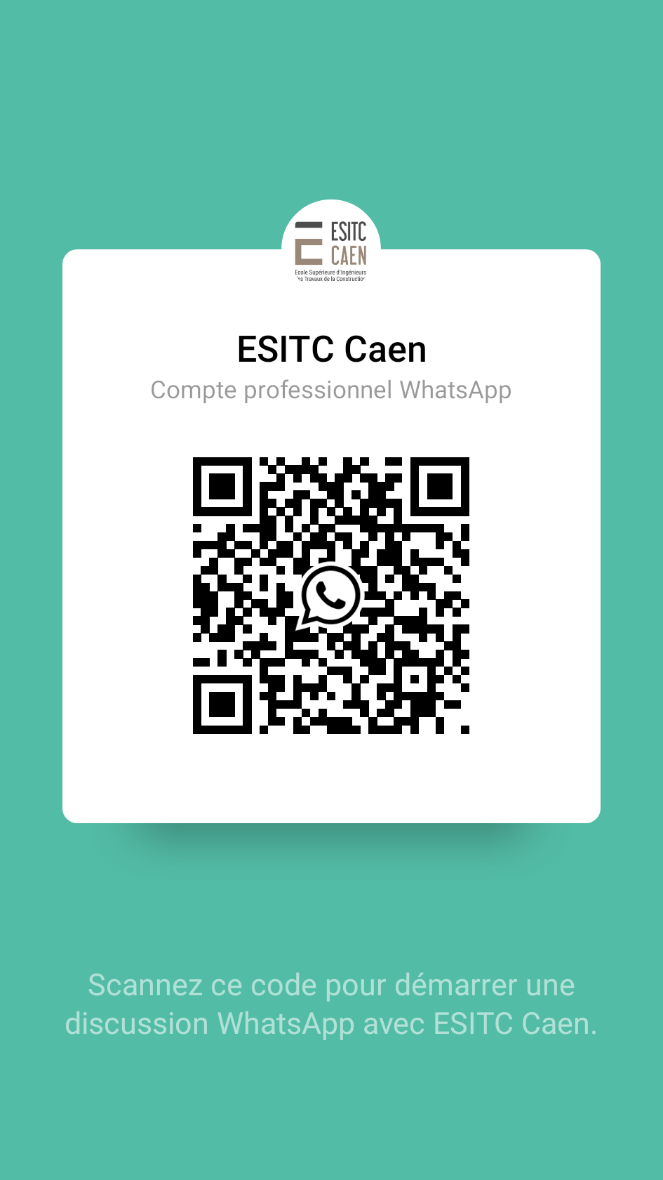 ESITC Caen - QR Code WhatsApp