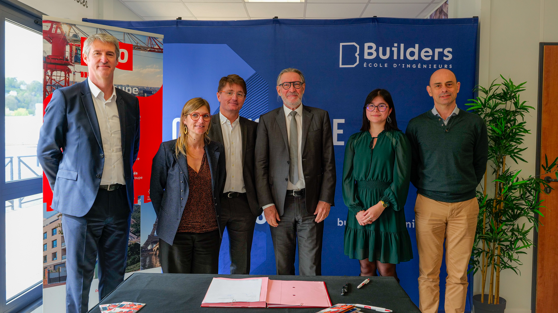 BUILDERS et ETPO signent une chaire Travaux Spéciaux à Honfleur le 10 avril 2024
