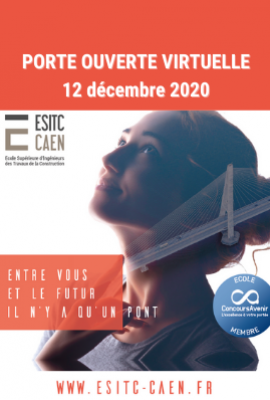 Actualité ESITC Caen porte ouverte virtuelle 12 décembre 2020