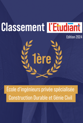 Classement Écoles d'ingénieurs l'Etudiant 2024 BUILDERS École d'ingénieurs Construction Durable Caen Lyon