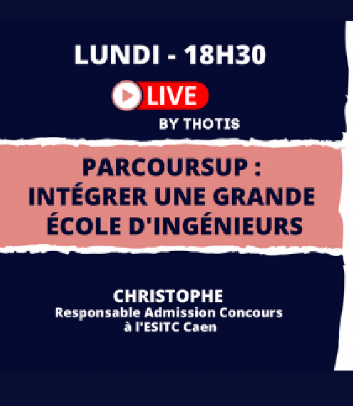 ESITC Caen - Live Parcoursup - 25 janvier 2021