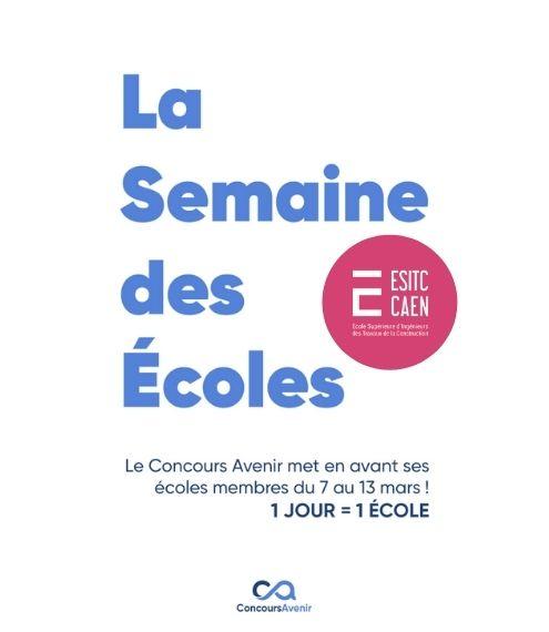 ESITC Caen semaine des écoles Concours Avenir