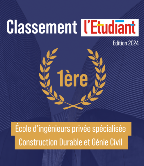 Classement Écoles d'ingénieurs l'Etudiant 2024 BUILDERS École d'ingénieurs Construction Durable Caen Lyon