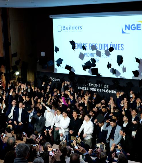 Remise des diplomes promotion 2024 NGE BUILDERS Ecole d'ingenieurs